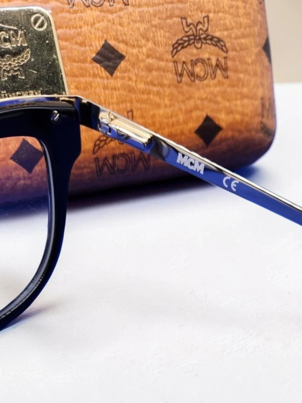 MCM2623 006 Eyeglasses Frames 52-16-135 Black Gold Visetos w/ Case & Cloth